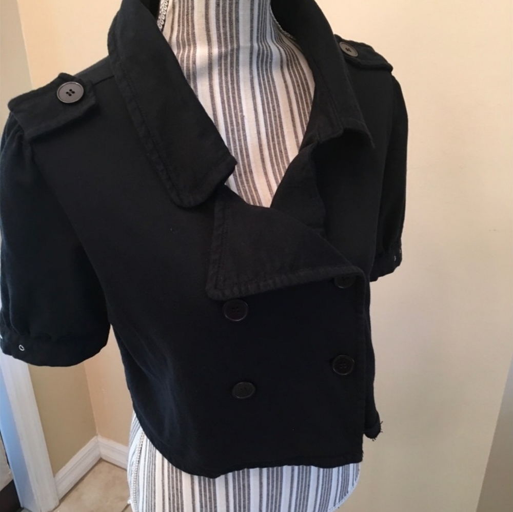 Willi Smith  Short Sleeve Jacket Top